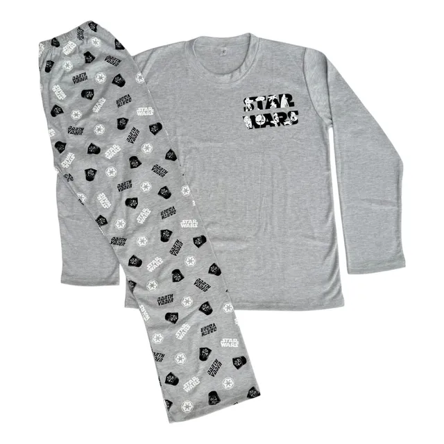 Pijamas Para Hombre Manga Larga Y Pantalón Largo