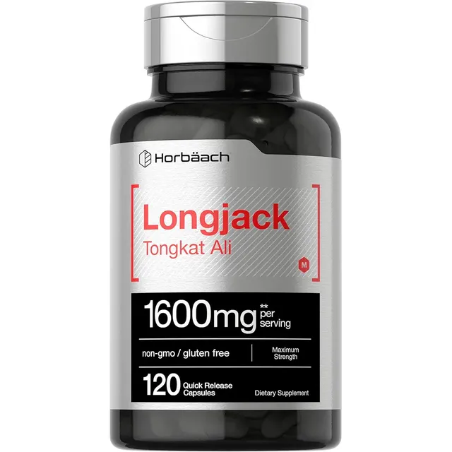Longjack Tongkat Ali 1600mg 120 Cápsulas Horbaach