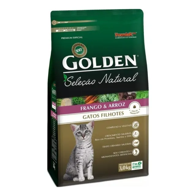 Pienso Golden Natural Selection Para Gatos, Kitten, 3 Kg