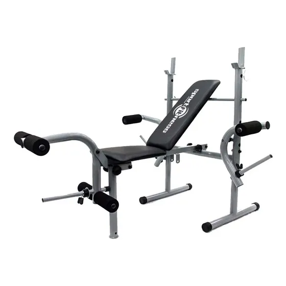 Banco Pesas Barras Musculación Sportfitness Multifuerza Gym