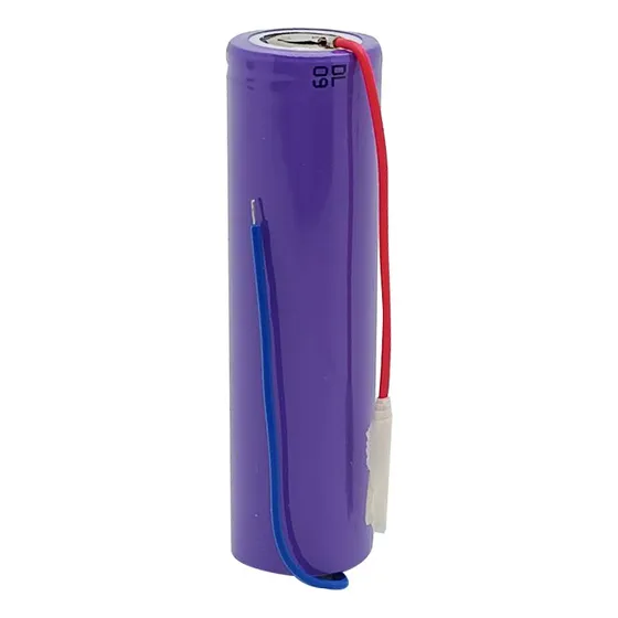 Bateria De Litio 3,7v 2000mah 18650 Con Cable