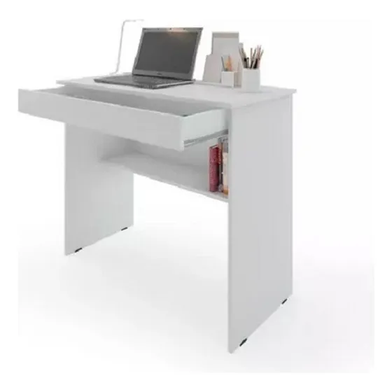 Escrivaninha Jr Moveis Vitória de 70m x 78cm x 40cm Branco