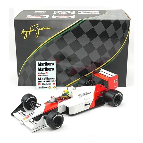 Miniatura 1/18 Lotus 97t 1985 Ayrton Senna Formula 1 F1 Azul