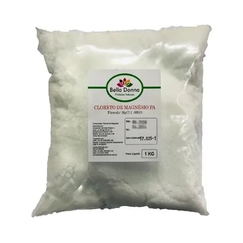 Cloreto De Magnésio Pó Pa 1 Kg Anti Envelhecimento Sabor Sem Sabor