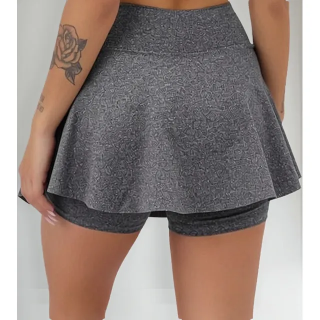 Faldashort Deportiva Licra Suplex Gym Fit Deportivo Oxo