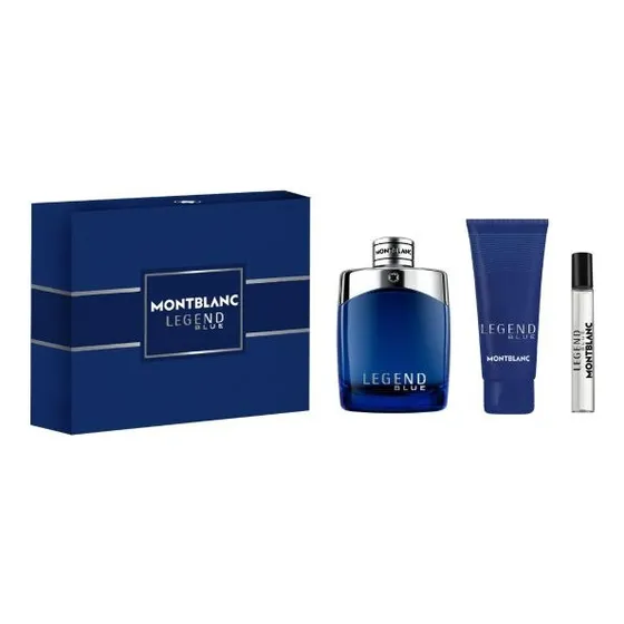 Kit Montblanc Legend Blue Edp Para Hombre 100ml