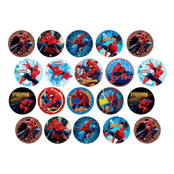 Lamina Comestible Cupcake O Cookies Spiderman