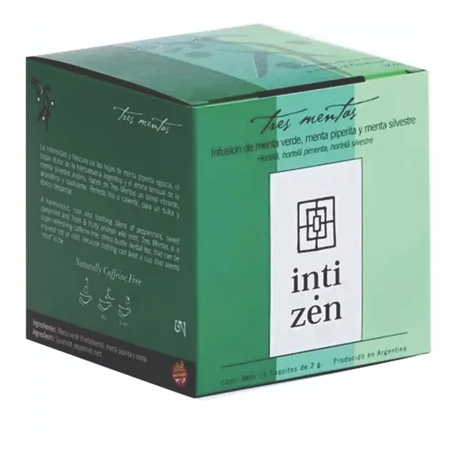 Te Inti Zen - Tres Mentas - Menta Verde, Piperita y Silvestre