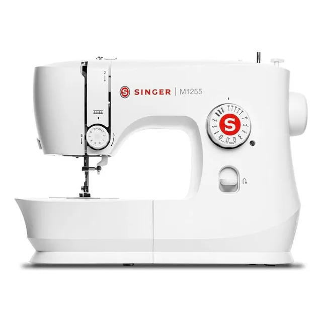 Maquina De Coser Electrica Singer S-m1255 6 Puntadas Con Luz Color Blanco