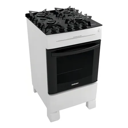 Fogão Itatiaia Electra Glass Piso 4 Bocas Branco 127/220v