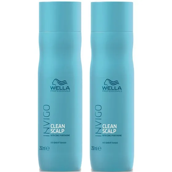 Dúo Shampoo Anticaspa Wella Invigo Clean Scalp 250ml