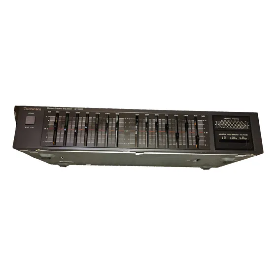 Equalizador Grafico Technics Sh-8028 Vintag Muito Conservado