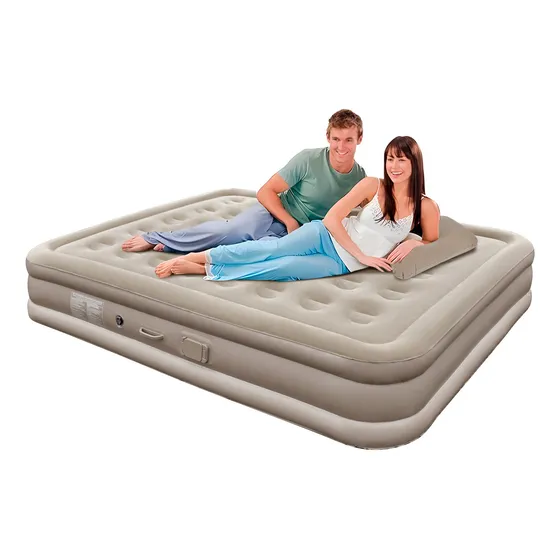 Colchón Cama Inflable Eléctrico (2 Plazas) Con Dos Almohadas