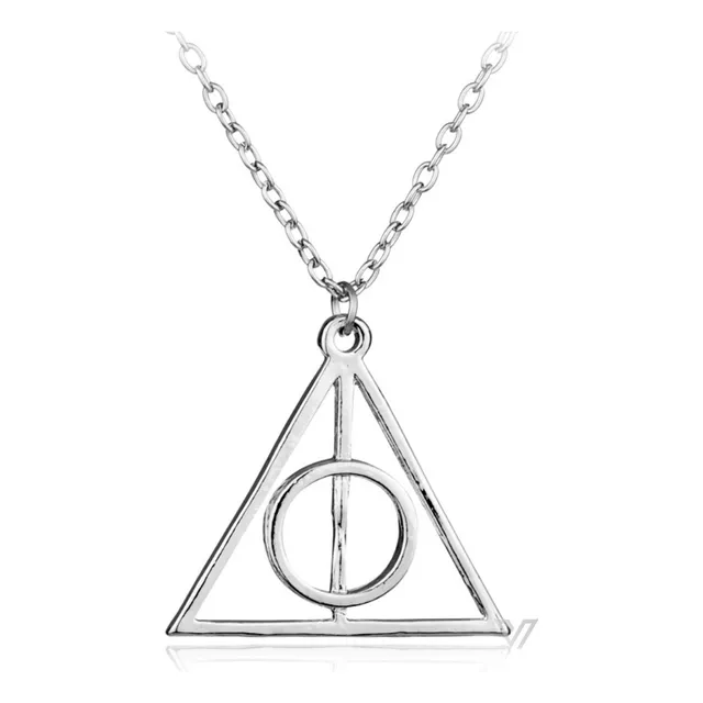 Collar Reliquias De La Muerte Harry Potter Color Plata
