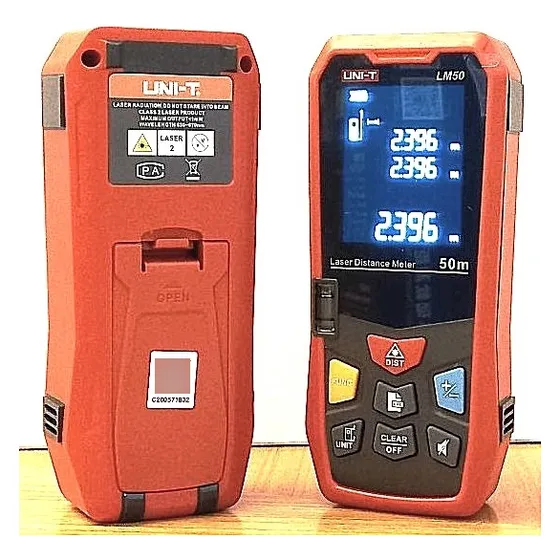 Uni- T® [lm50] 50mt Metros Medidor Distancia Láser Telemetro