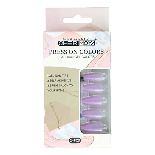 Press On Nail Tip Forma Coffin  Cherimoya