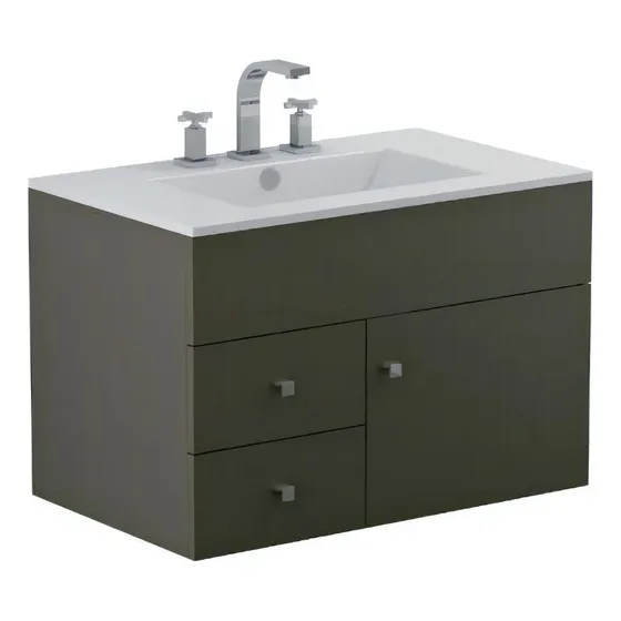 Mueble para baño Ferrum Cadria de 74.2cm de ancho, 48.7cm de alto y 45.5cm de profundidad