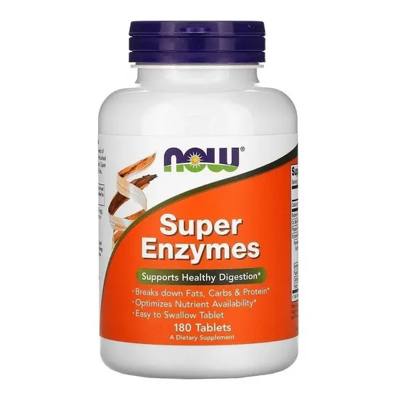 Now Foods Súper Enzimas 180 Tabletas Sfn | Cuotas sin interés