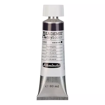 Tinta Acrílica Schmincke Akademie 60ml 658 Payne´sgrey