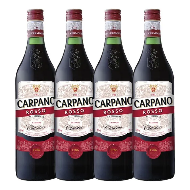 Vermouth Carpano Rosso 950 Ml X4