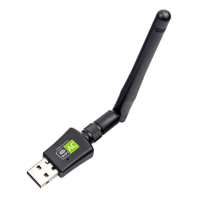 Receptor Wifi 600mbs Doble Banda Tarjeta Usb Dual 2.4-5 Ghz