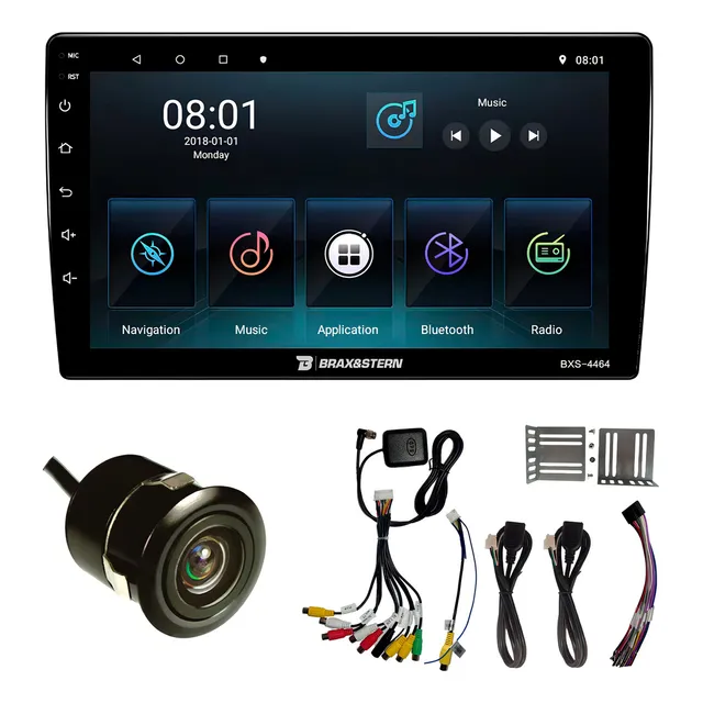 Radio Carro Android Wifi 2 x 32GB Bluetooth Pantalla Tactil 9' GPS USB