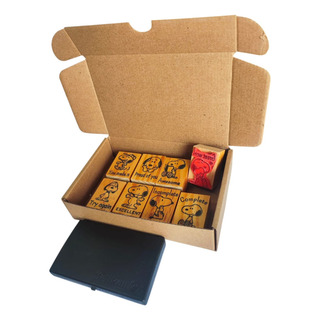 Kit De Sellos Para Maestros Snoopy En Ingles Incluye Cojin Kit De Sellos Para Maestros Snoopy En Ingles Incluye Cojin