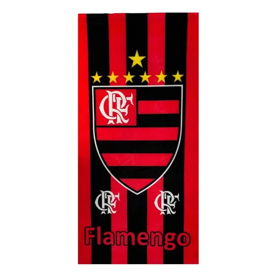 Toalha De Time Banho Piscina Praia Flamengo Futebol