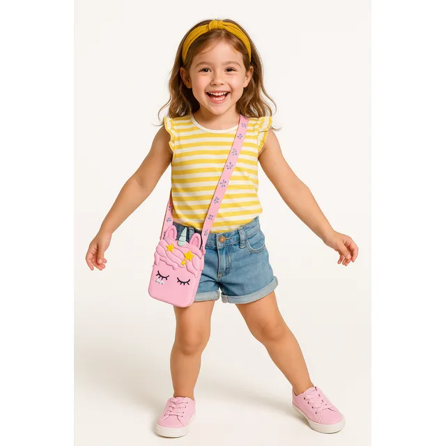 Mini Bolso Billetera Monedero Para Niña Adolescente Colgante