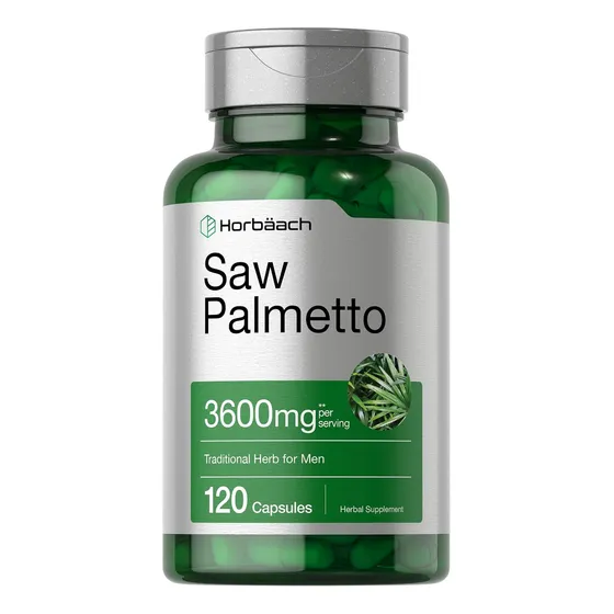 Suplemento Horbaach Extracto De Saw Palmetto 120 Cápsulas
