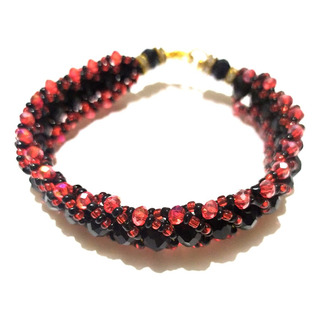 Pulsera Tipo Tapete Eleggua Santeria Pulsera Tipo Tapete Eleggua Santeria