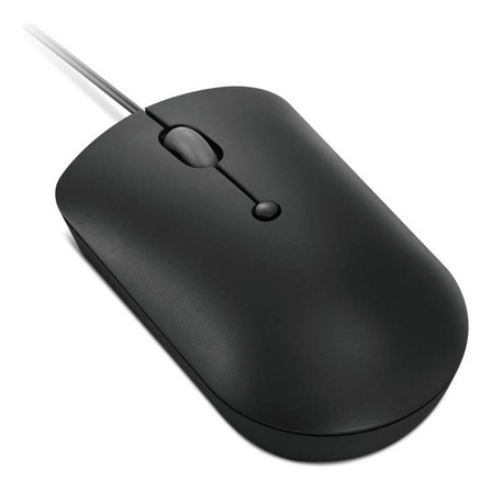 Mouse Compacto Lenovo Com Cabo Usb-c 400 - Preto Mouse Compacto Lenovo Com Cabo Usb-c 400 - Preto