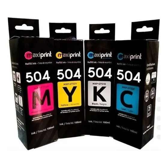 Kit Tinta Maxiprint Epson 504 544 L3110 L4150 4160 6161 6171