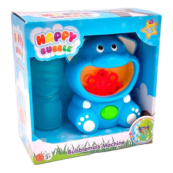 Burbujero Hipopótamo A Pilas Happy Bubble