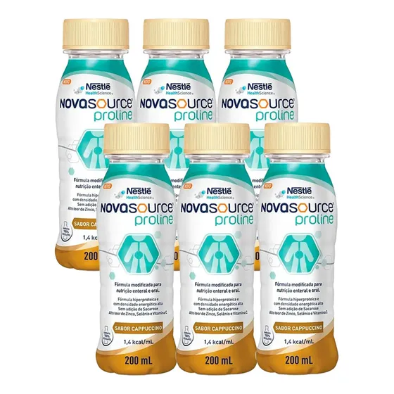 Kit 6x Novasource Proline - 200ml Cada - Nestle 
