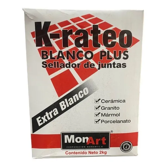 Carateo K-rateo Sellador De Juntas Monart 2kg Cod: 8520208