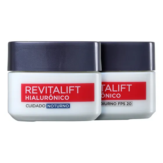 Kit Loréal Paris Revitalift Hialurônico Dia E Noite