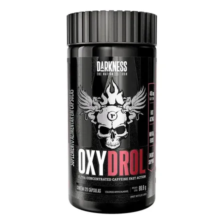 Suplemento alimentar Termogênico Oxydrol 120 Cápsulas Darkness