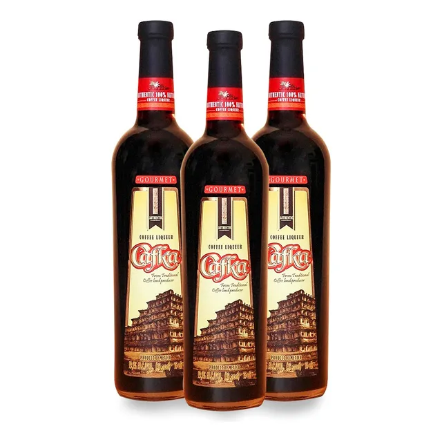Tripack Licor De Café Cafka 700 Ml