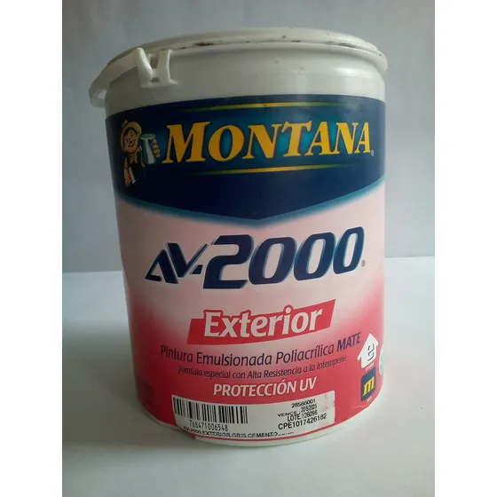 Pintura Montana Av-2000 Exterior - Gris Cemento