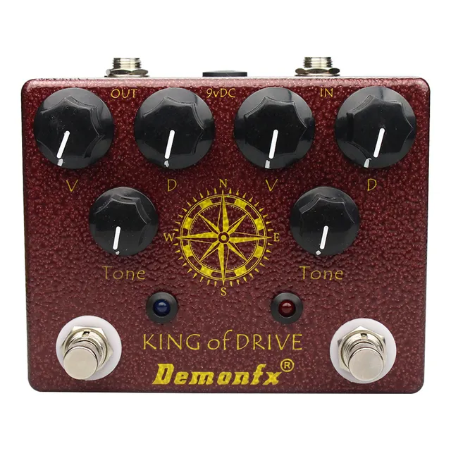 Demon Fx King Of Drive Pedal De Overdrive Para Guitarra