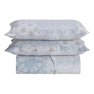 Colcha Casal Bouti Dupla Face Com Porta Travesseiro 3 Peças Colcha Casal Bouti Dupla Face Com Porta Travesseiro 3 Peças