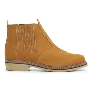 Botas Botinas F1000 Calçados Couro Legitimo Nobuck Castor Botas Botinas F1000 Calçados Couro Legitimo Nobuck Castor
