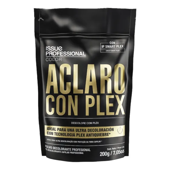 Polvo Decolorante Issue Aclaro Con Plex Profesional 200gr