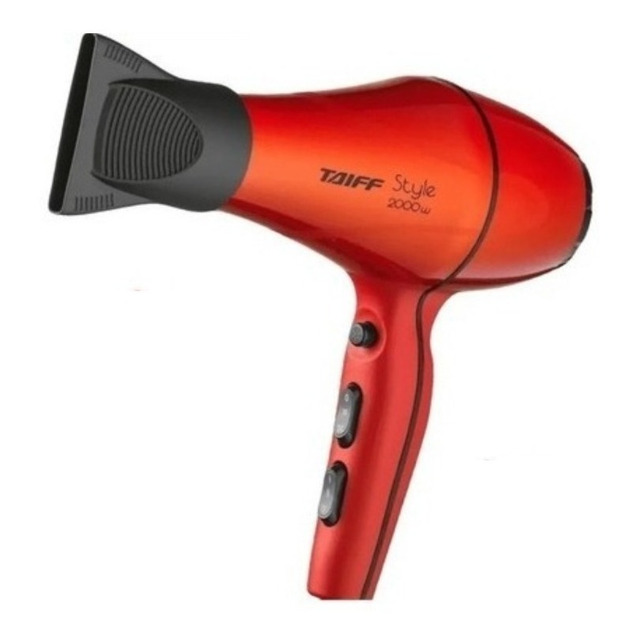 Secador De Cabelo Taiff Style Profissional Style 2000w Secu20 Vermelho 127v Secador De Cabelo Taiff Style Profissional Style 2000w Secu20 Vermelho 127v