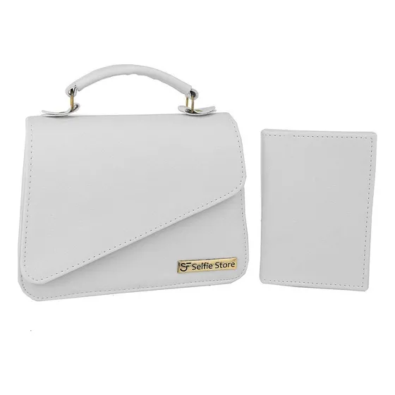Bolsa Feminina Pequena Clutch Mini Bag Transversal E Carteir