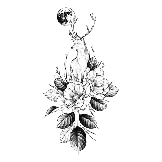 Tatuagem Temporária Adesivo Removível Flores Escolha Modelo