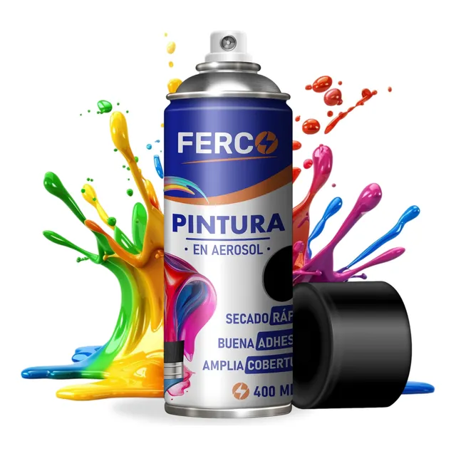 Pintura En Spray / Aerosol Colores Clásicos 400cc Ferco
