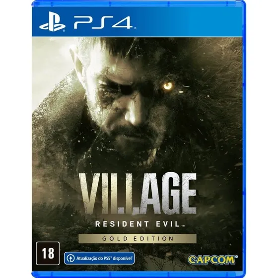 Jogo Resident Evil Village Gold Edition Ps4 Br Midia Fisica