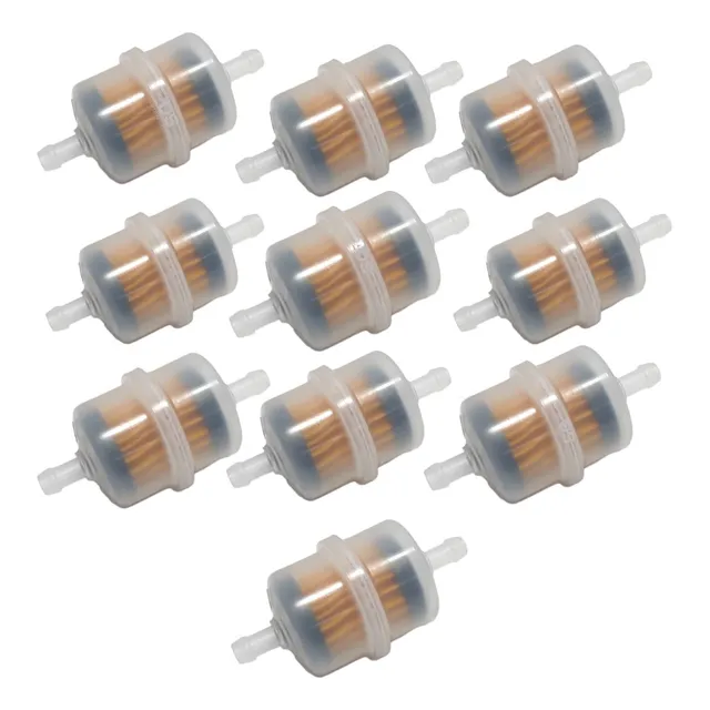 Kit 10 Filtros De Combustivel Gasolina Universal Moto